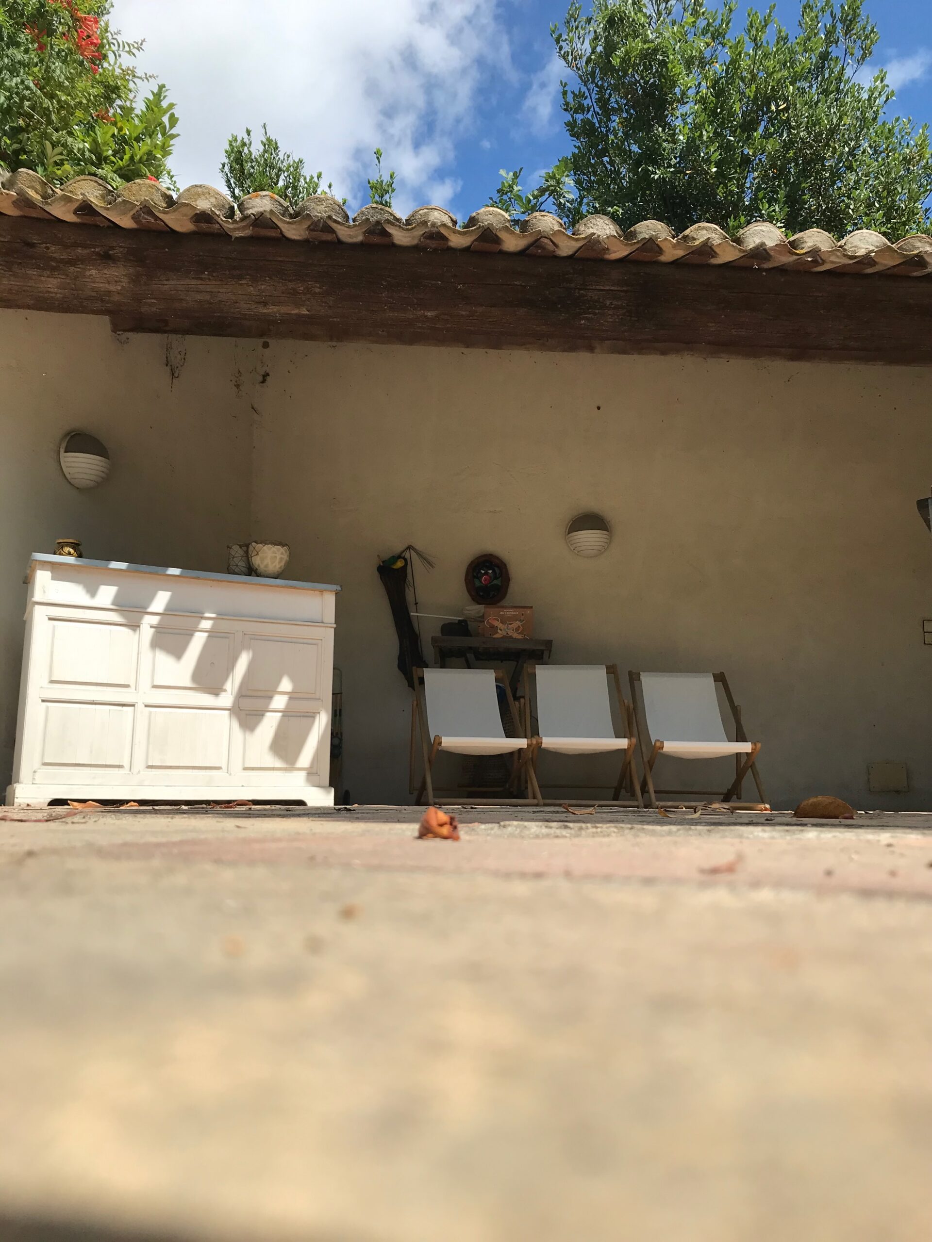 Vue poolhouse